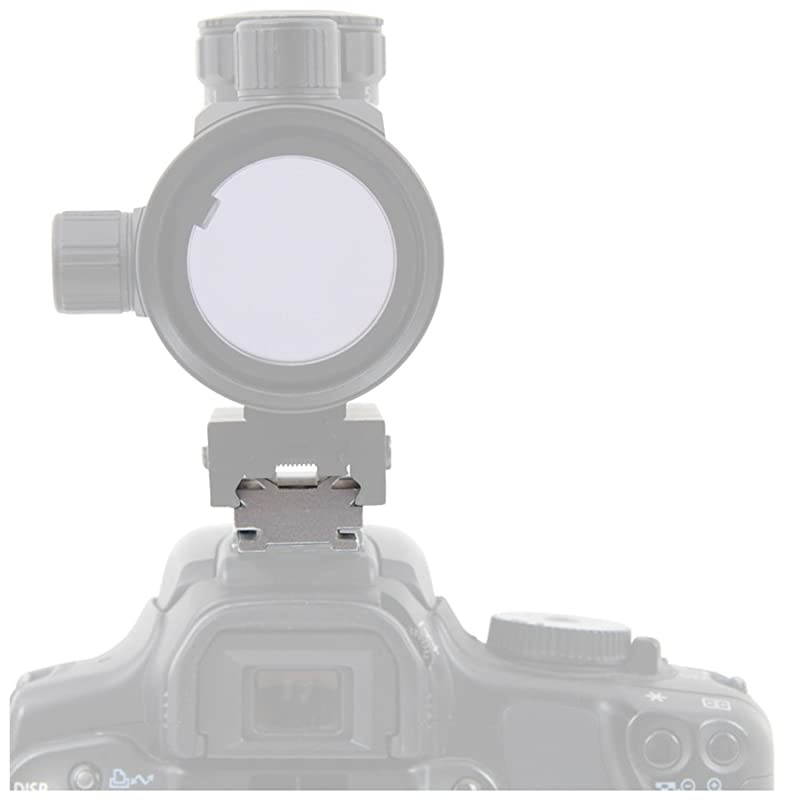 Silver Plate for The Flash Shoe of DSLR Cameras Mount The 1X40RD Reflex Red Green Dot Sight to DSLR Cameras