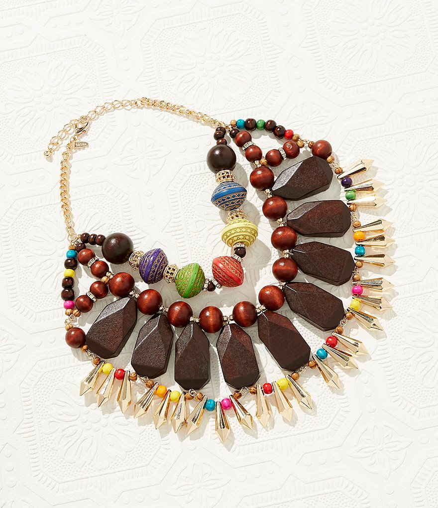 Natasha Accessories Multicolor Statement Necklace