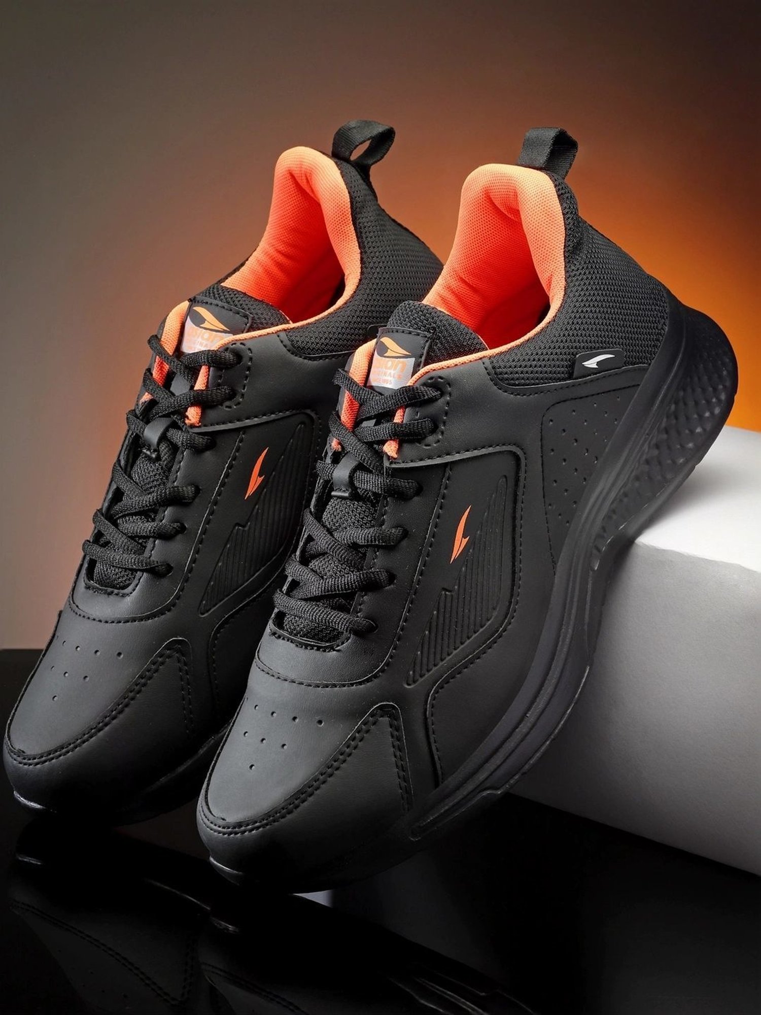 Asian Men's Black Casual Sneakers