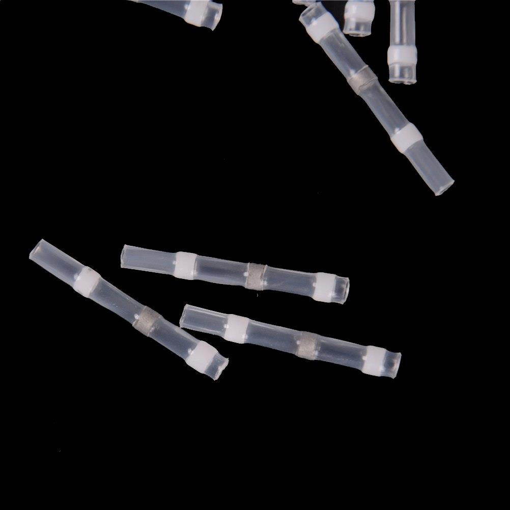 10pcs Heat Shrink Butt Splice Connector Solder Sleeve Seal Electrical Wire Crimp Connectors