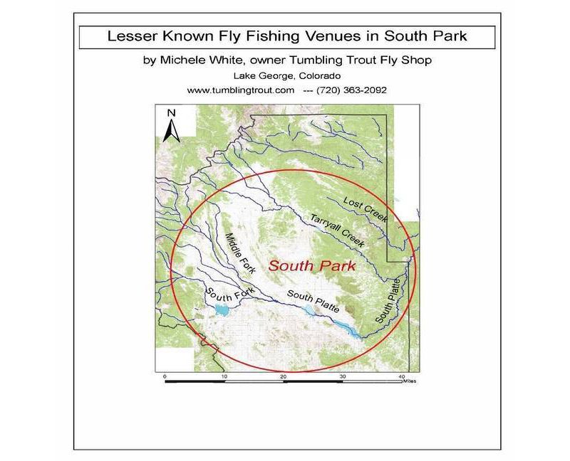 Lesser Known Fly Fishing Venues in South Park, Colorado - by  Michele White (Paperback)