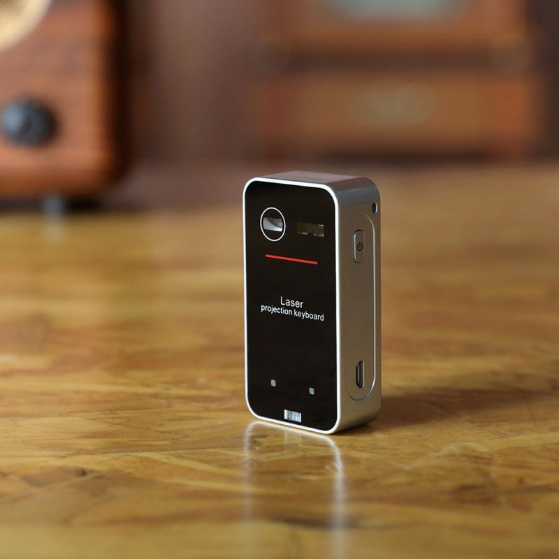 Mini Portable Virtual Touch Keyboard & Mouse Mice BT QWERTY Projection for Smart Phone/ PC/ Tablets