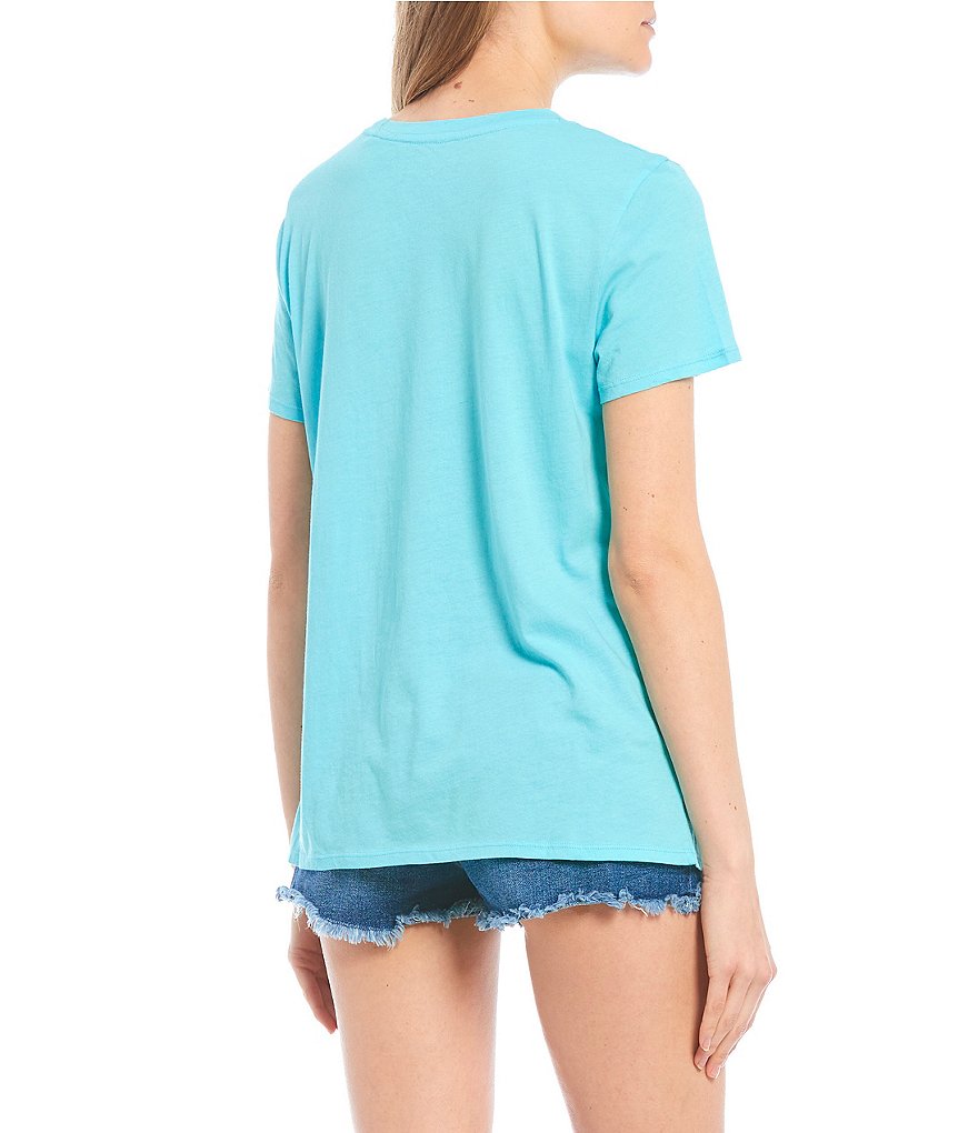 Guess 40th Anniversary Bandana Mask Short Sleeve Graphic Tee