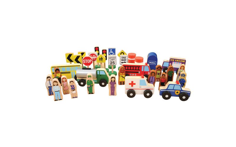 Guidecraft Community and Roadway Essentials