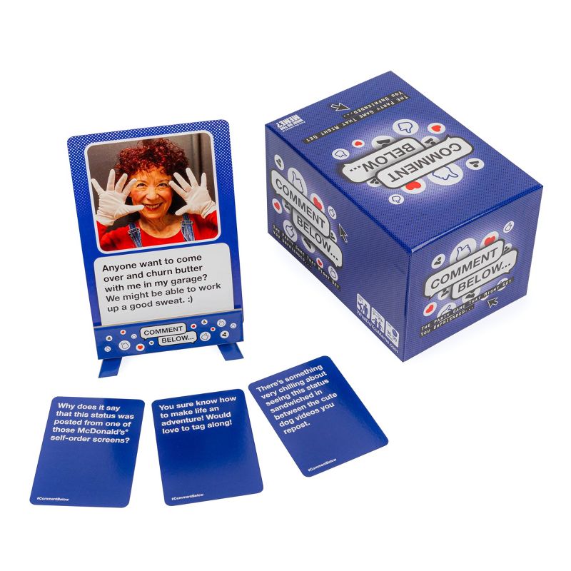 Comment Below Adult Party Game by What Do You Meme?