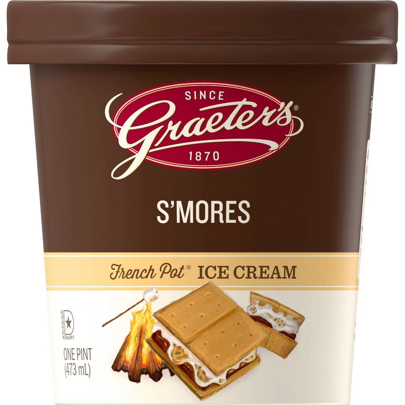 Graeter's S'mores Chocolate Chip Ice Cream - 16oz