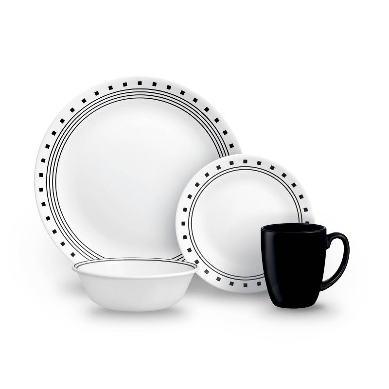Corelle Livingware 16pc Dinnerware Set City Block