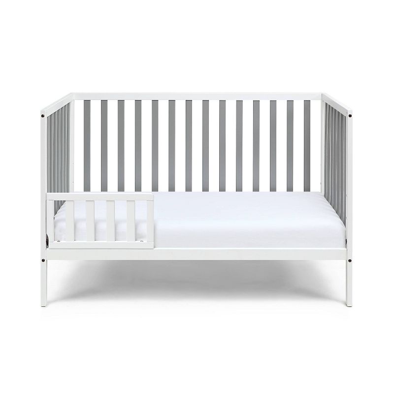 Suite Bebe Deux Remi Island Crib - White/Gray