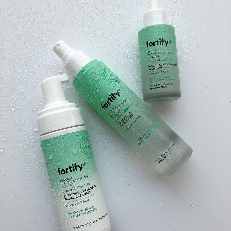 Fortify+ Natural Bacteria-Fighting Skincare Purifying and Renewing Facial Cleanser - 5.07 fl oz