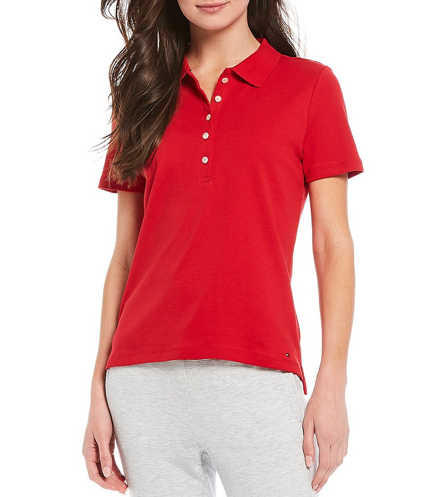 Preston & York Caroline Bow Woven V-Neck 3/4 Sleeve Blouse