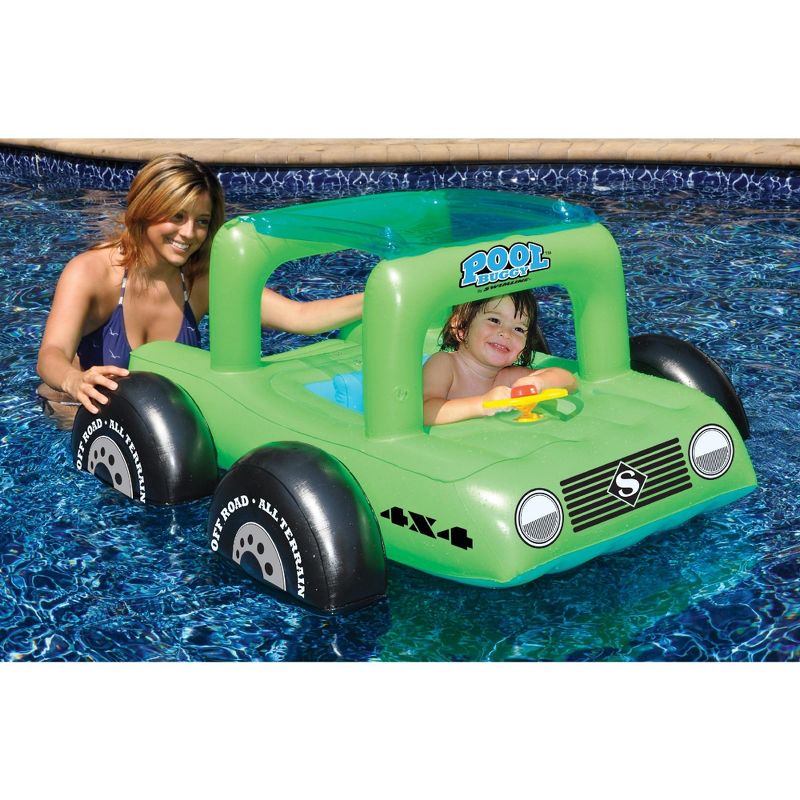 Swimline 41" All Terrain Vehicle Inflatable Children's 1-Person Swimming Pool Float - Green/Black