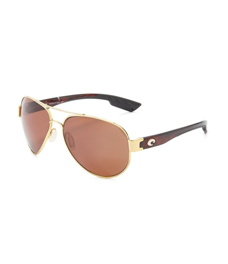 Costa South Point Polarized UVA/UVB Protection Double Bridge Aviator Sunglasses
