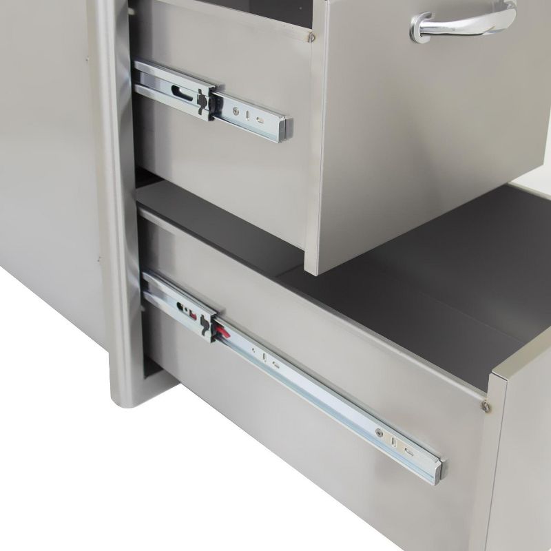 Blaze  16-Inch Stainless Steel Triple Access Drawer BLZ-DRW3-R.