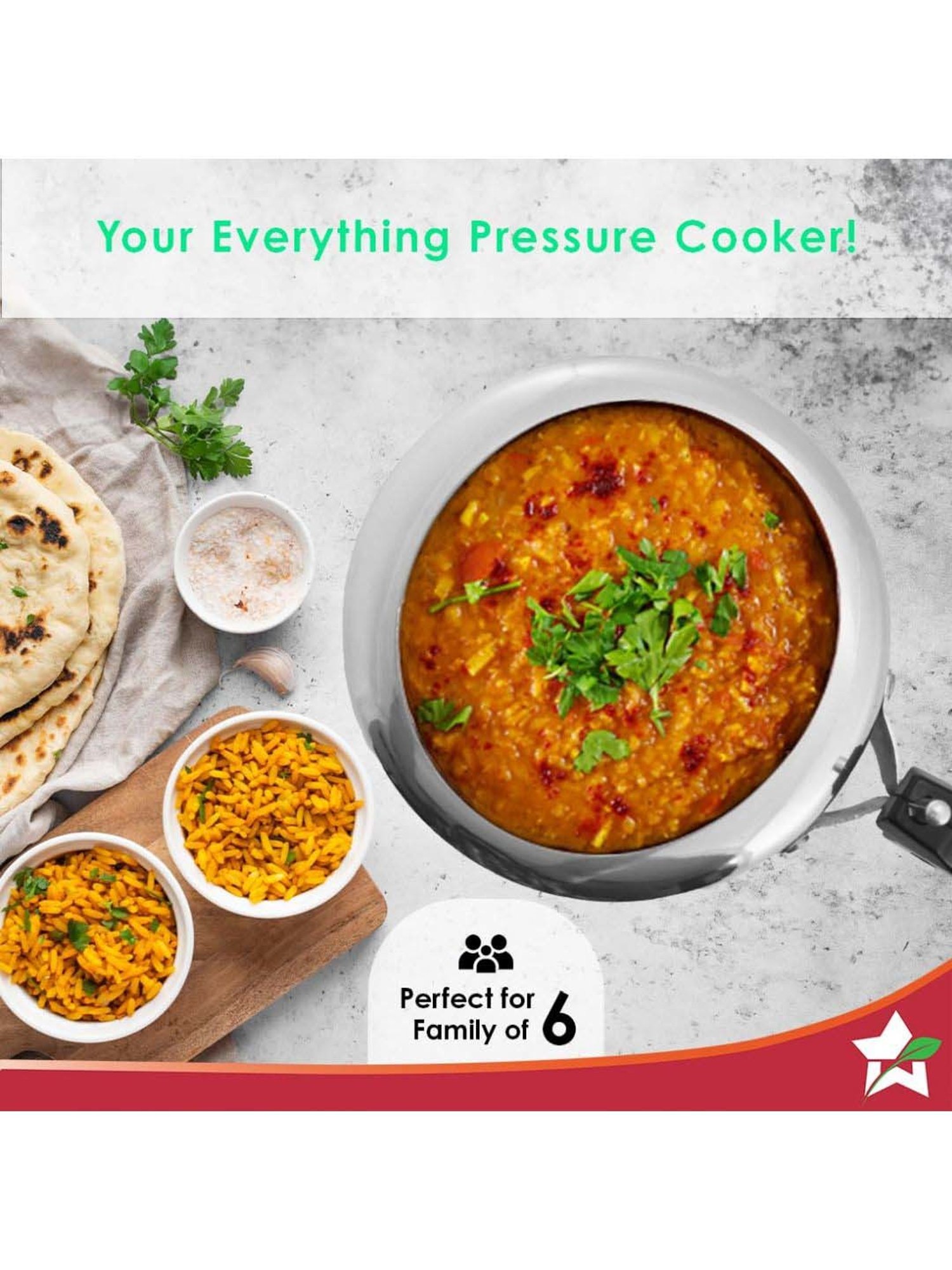 Wonderchef Ultima Inner Lid Pressure Cooker