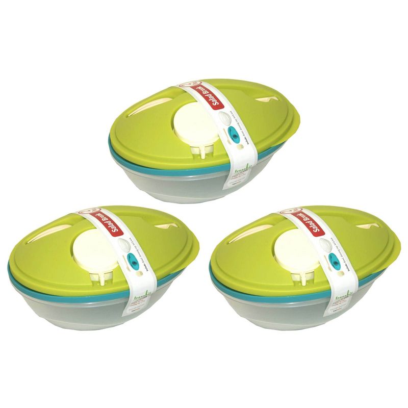 Life Story To-Go Salad Bowls Container w/ Dressing Cup, Lid, & Fork (6 Bowls)