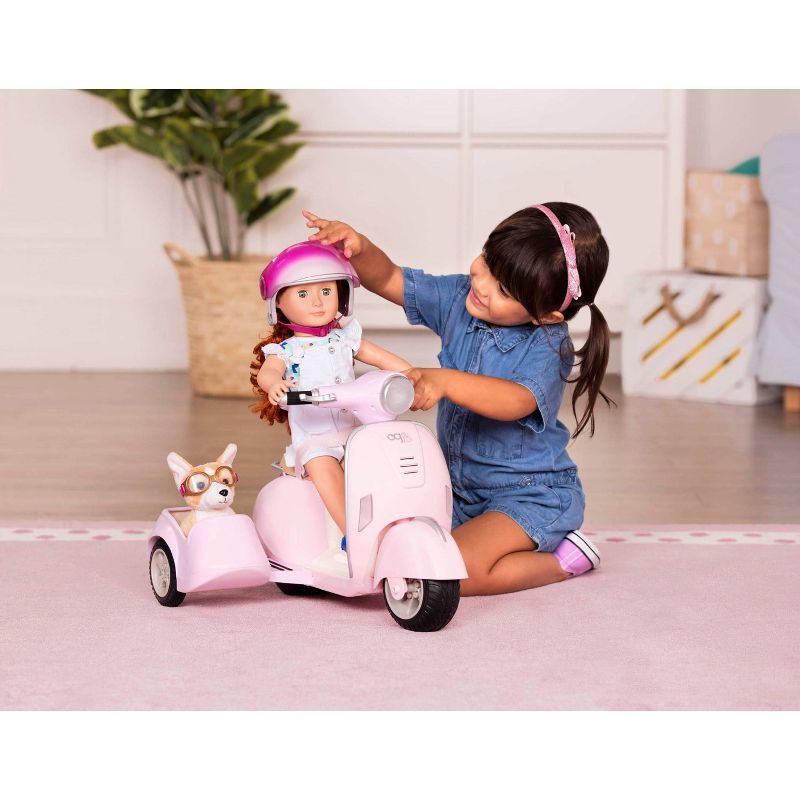 Our Generation Ride Along Scooter Vehicle Accessory Set for 18" Dolls