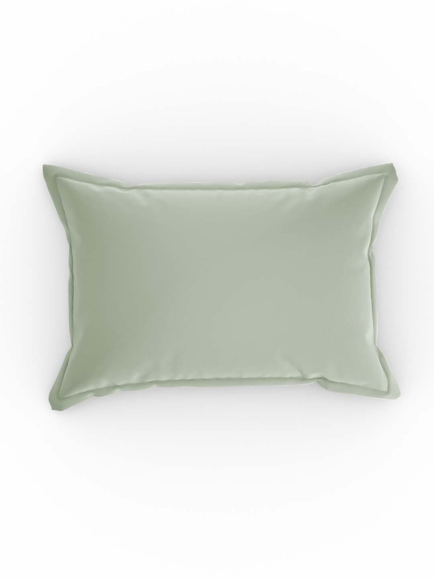Pizuna 100% Cotton 400 TC Pillow Cover, Standard, Light Sage, 2 Pieces