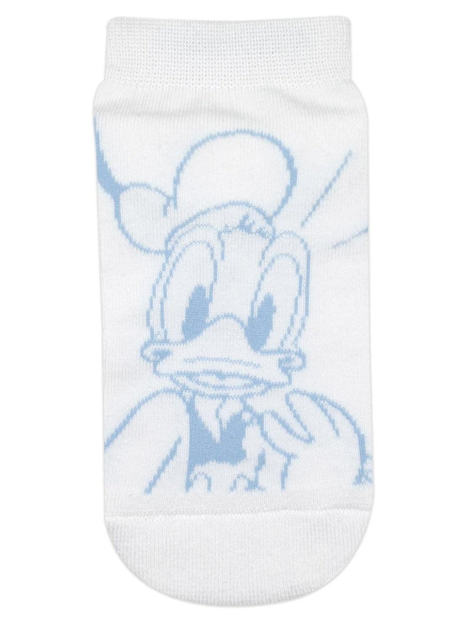 BALENZIA White Cartoon Socks (Pack of 2)