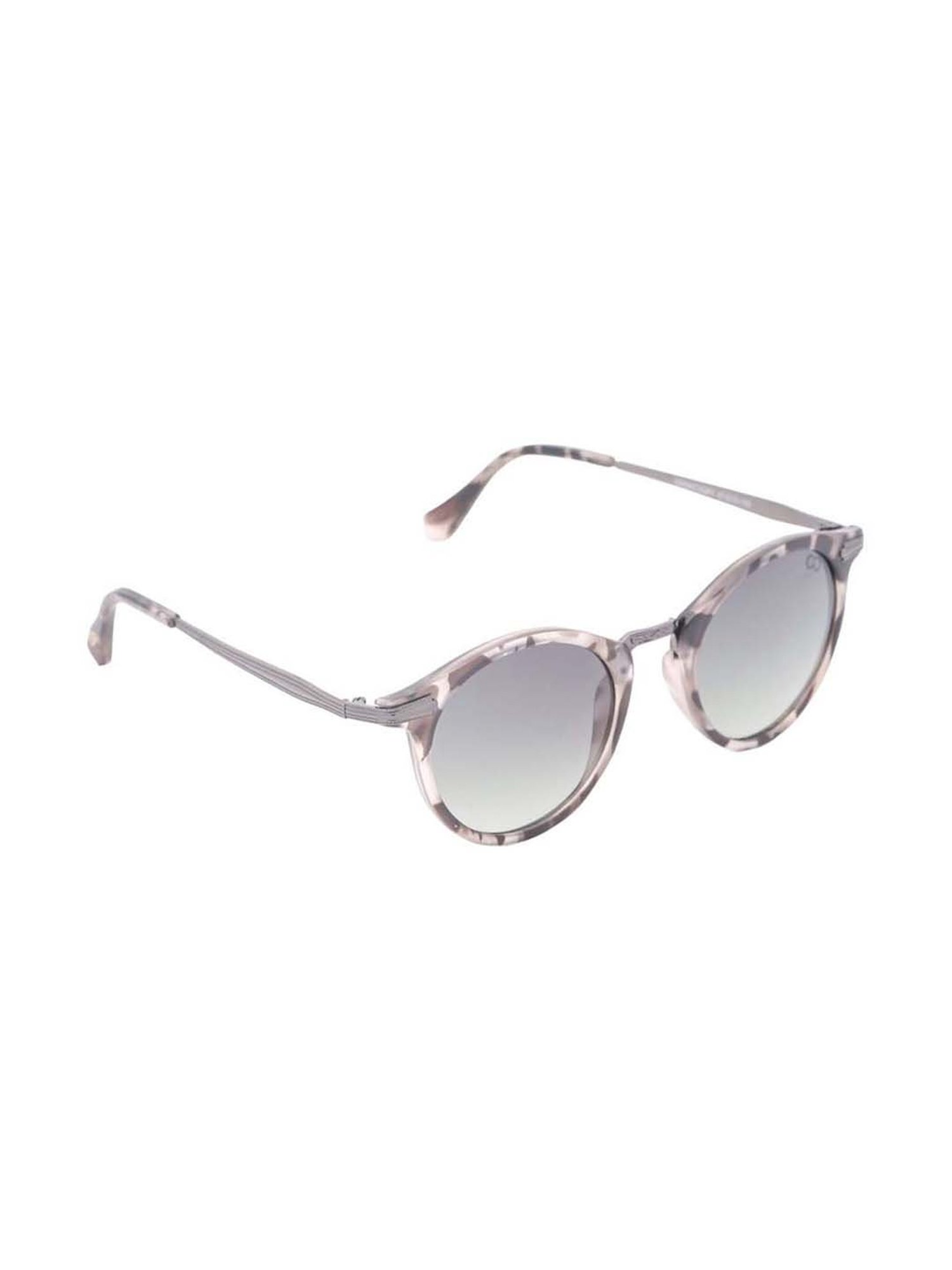 Gio Collection G9394C3GRY Silver Round Sunglasses