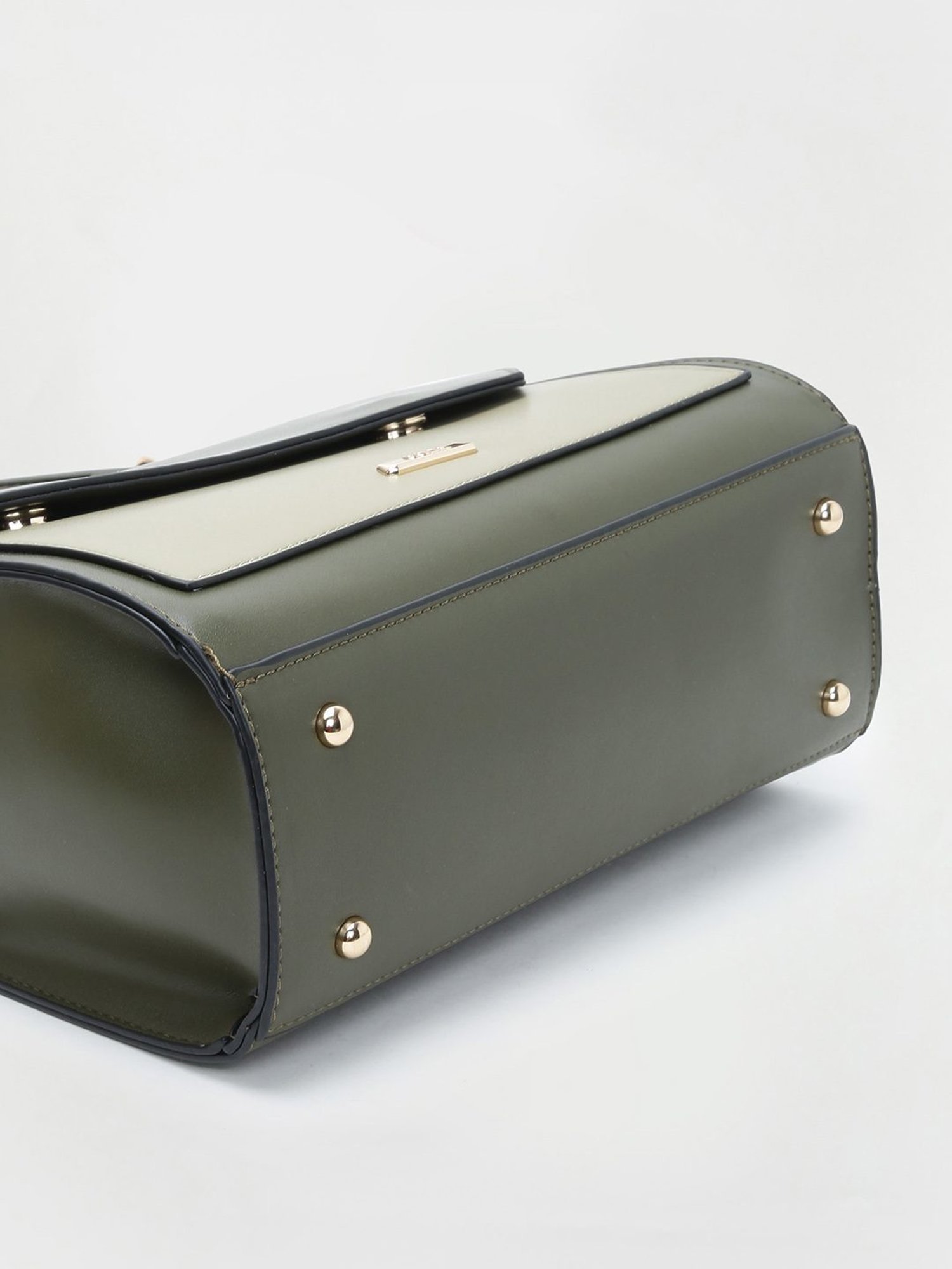 Code by Lifestyle Dark Olive Satchel Handbag