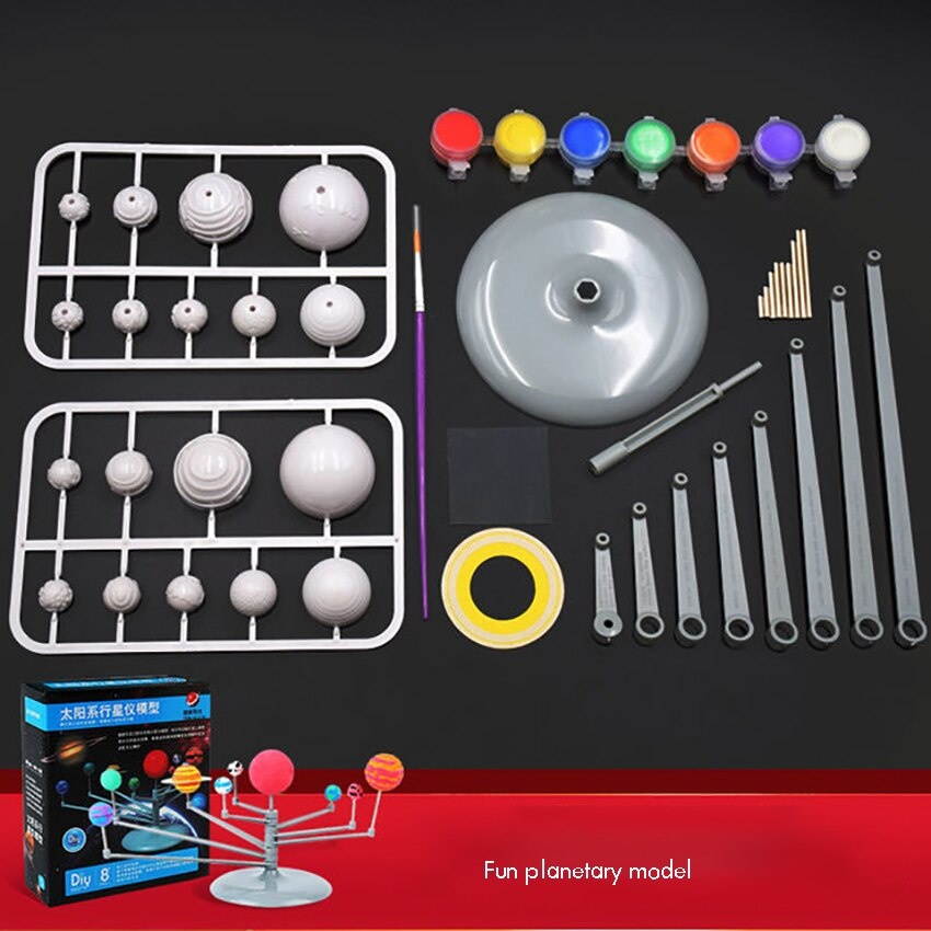 Solar System Planetarium - DIY Astronomy Planet Model Toys Gift Educational Teaching Model for Kids & Teens, Girls & Boys