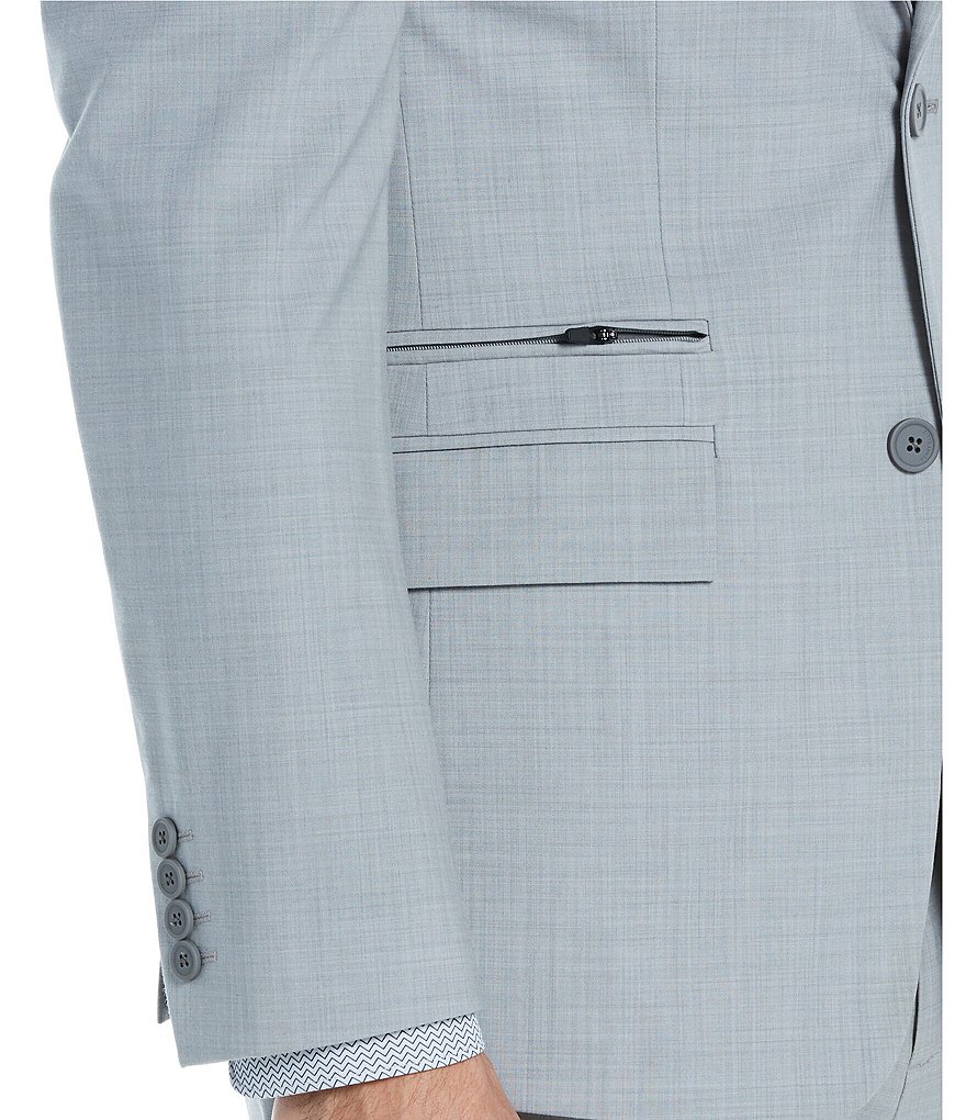 Murano Interstellar Collection Slim-Fit Checked Suit Separates Blazer