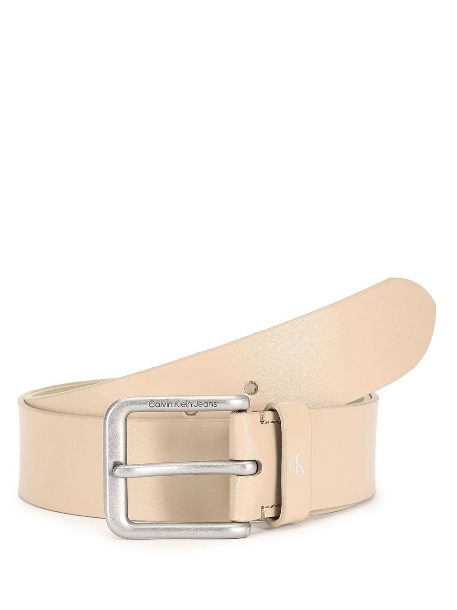 Calvin Klein Jeans Natural Vachett Leather Casual Belt