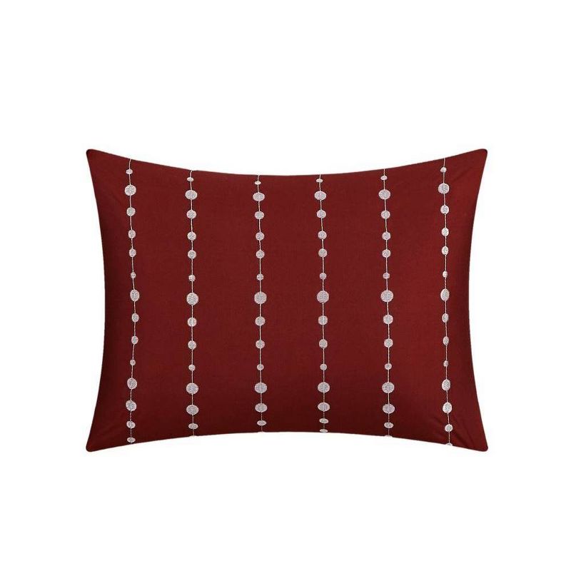 Chic Home Design King 4pc Sanskrit Duvet Cover & Sham Set Beige