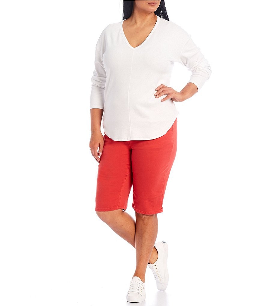 Code Bleu Plus Size Chelsea Bermuda Shorts