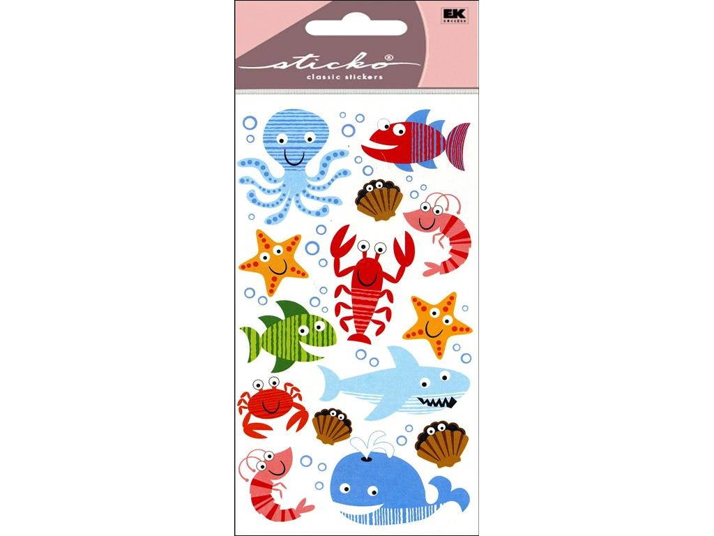 Sticko 58 Stickers-Sea Life Fun
