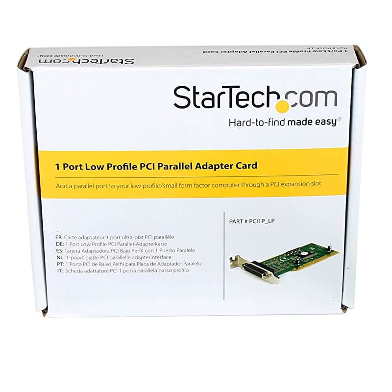 com 1 Port Low Profile PCI Parallel Adapter Card Parallel adapter PCI low profile IEEE 1284 PCI1PLP