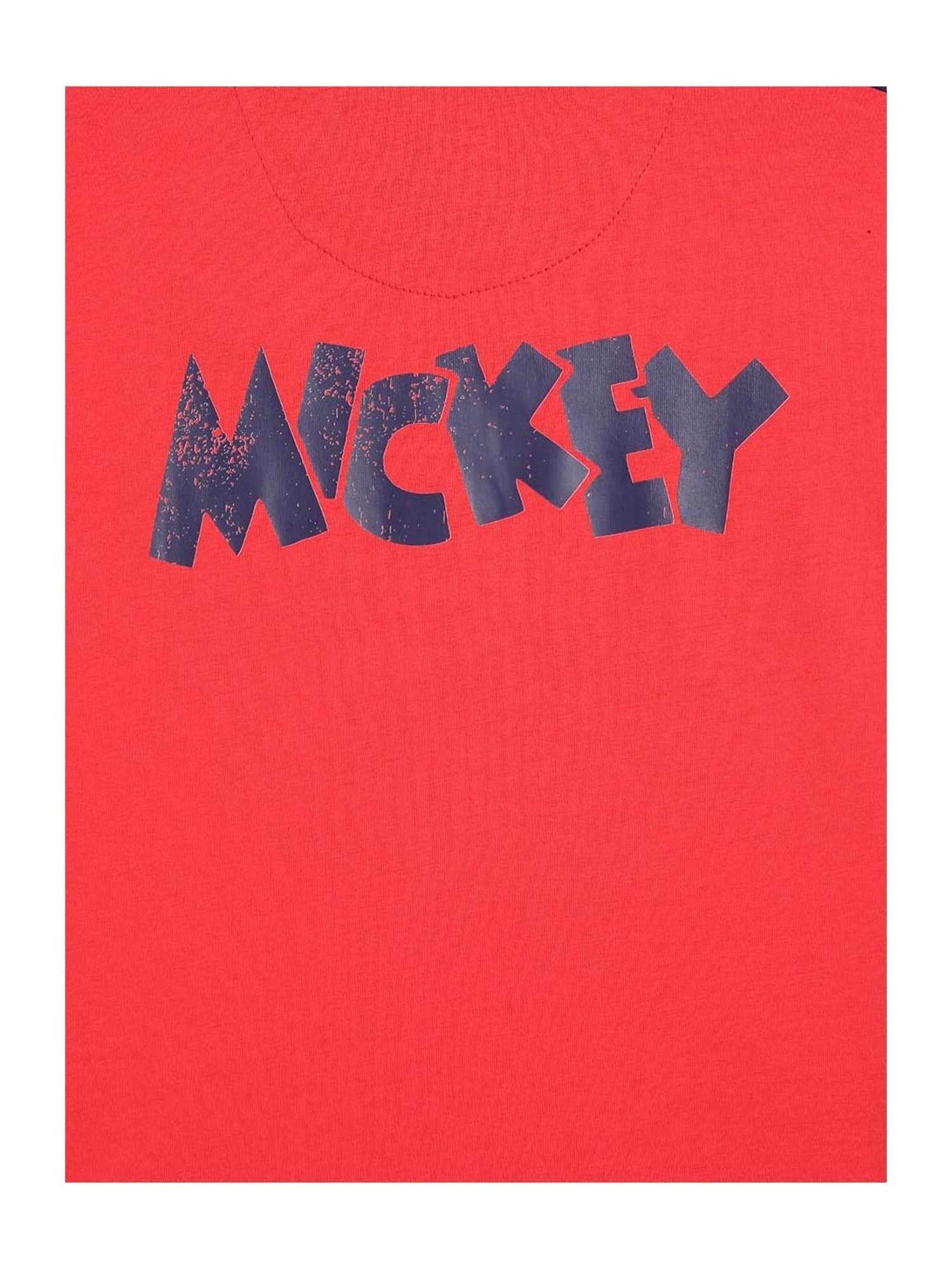 Blue Giraffe Kids Red Printed T-Shirt