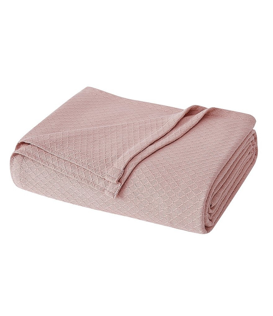 1 Pc Twin Polyester Flannel Fleece Bed Blankets Pink  - PiccoCasa
