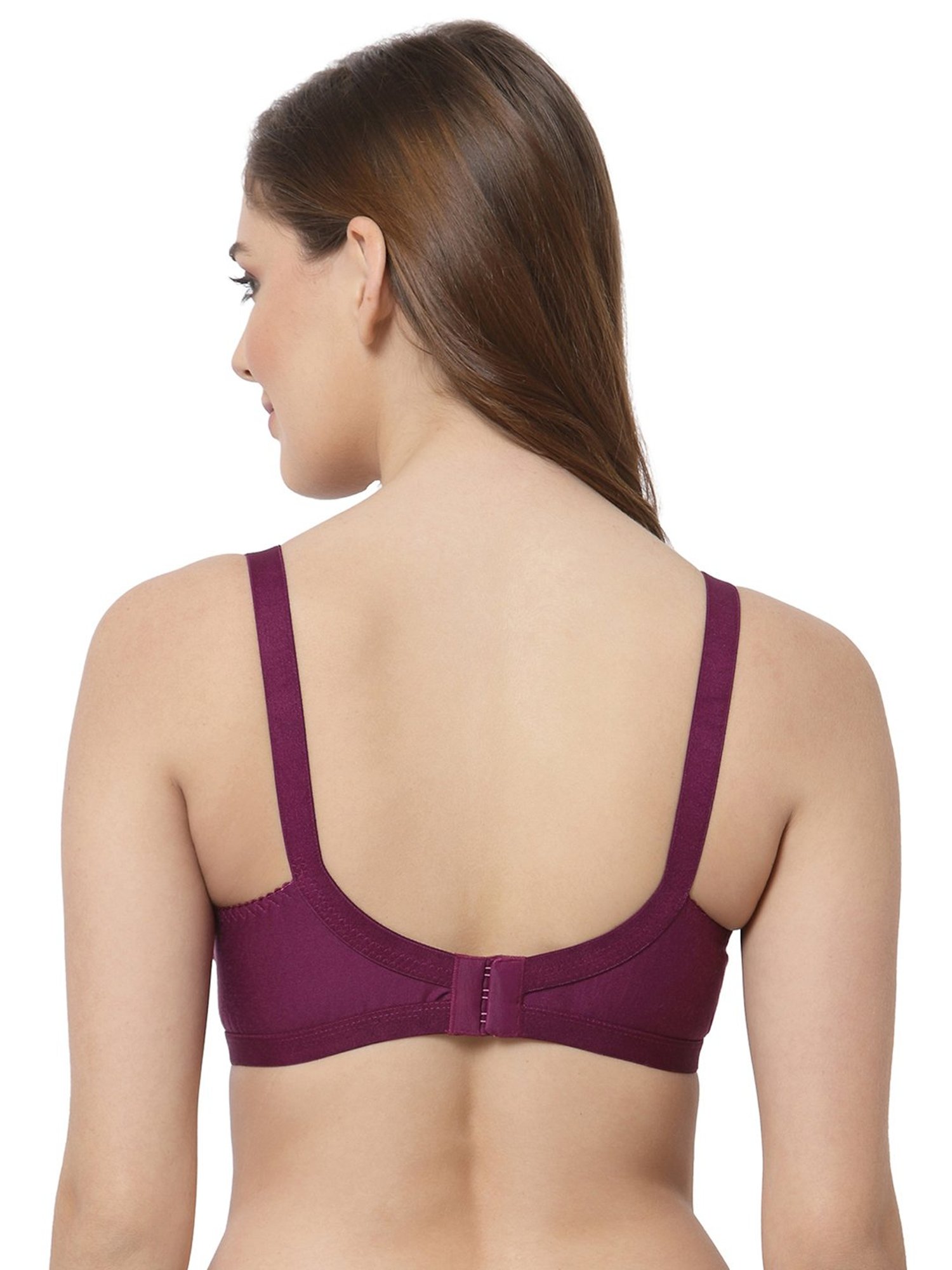 Cukoo Purple Full Coverage Non-Padded Everyday Bra