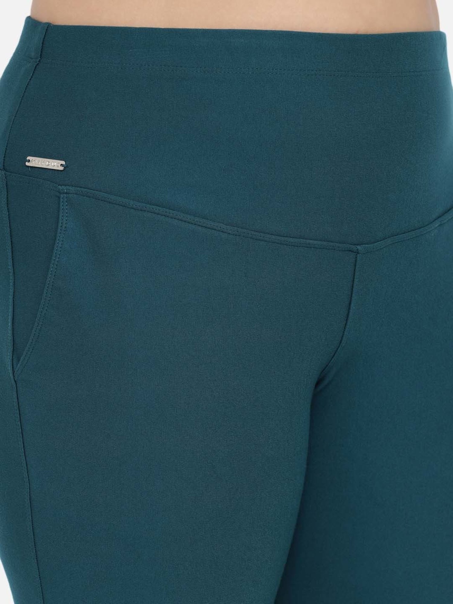 Amydus Emerald Green Regular Fit Pants