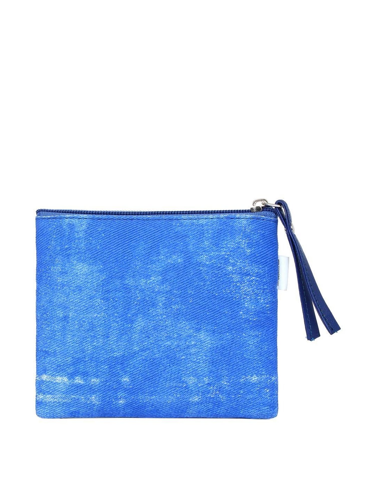 Spice Art Blue Printed Coin Pouch