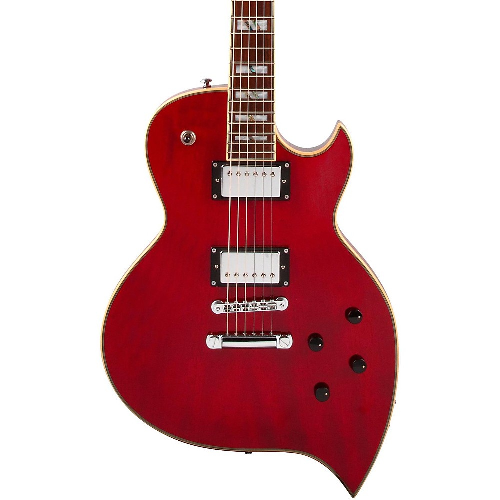 D'Angelico Premier Series Teardrop Solidbody Electric Guitar Cherry