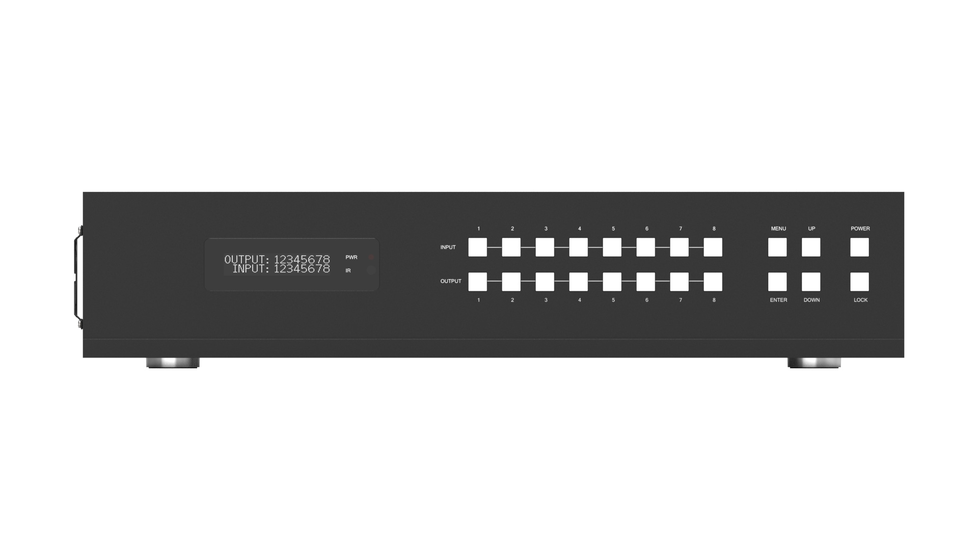 BZBGEAR 8X8 HDMI and HDBaseT Matrix Switch with Bi-directional IR and ARC Function