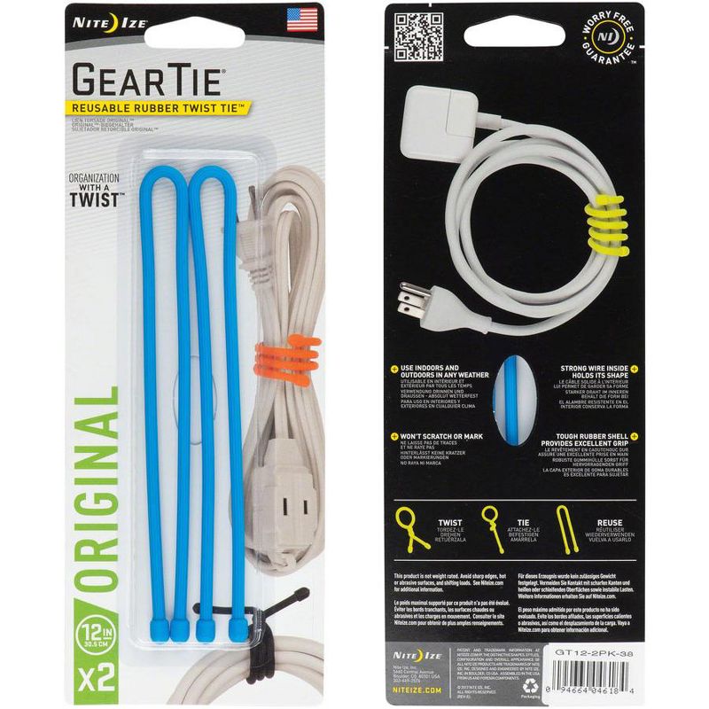 Nite Ize Gear Ties Rack Strap, Tie, & Bungee