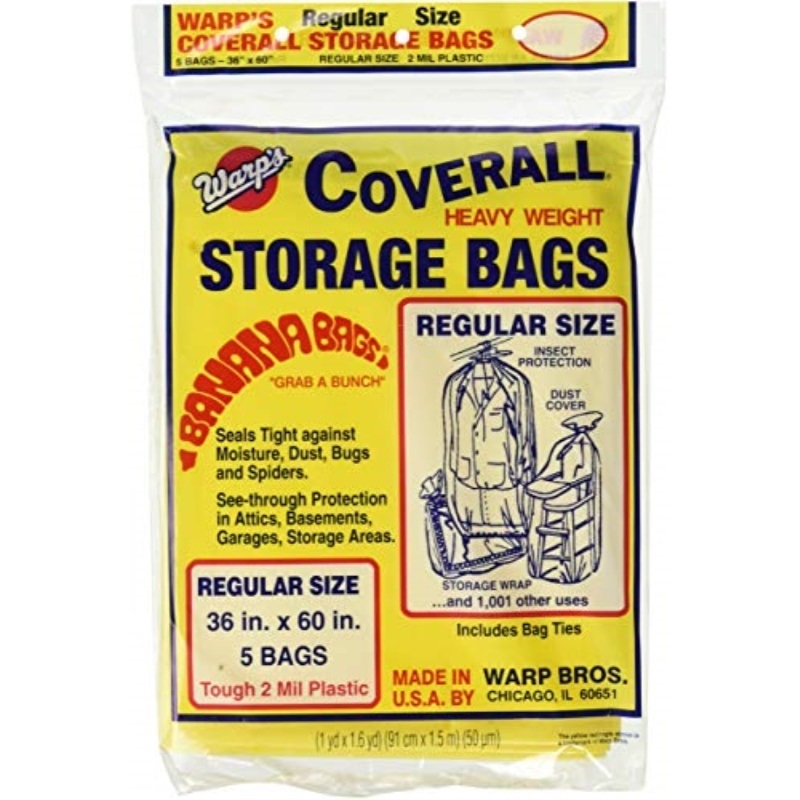 warp brothers fba_cb36 cb36 banana, 536"x60" regular storage bags