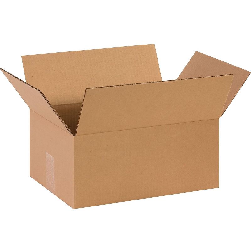 COASTWIDE 14 x 10 x 6 Shipping Boxes, ECT Rated, Kraft 141006
