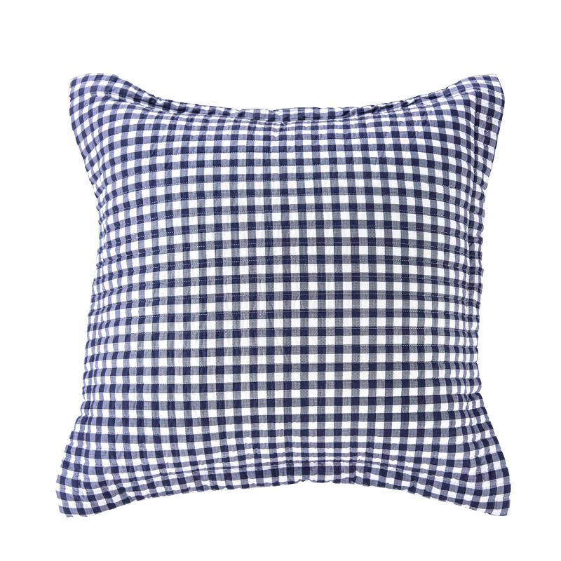 Fillipa Gingham Quilted Euro Sham - Levtex Home