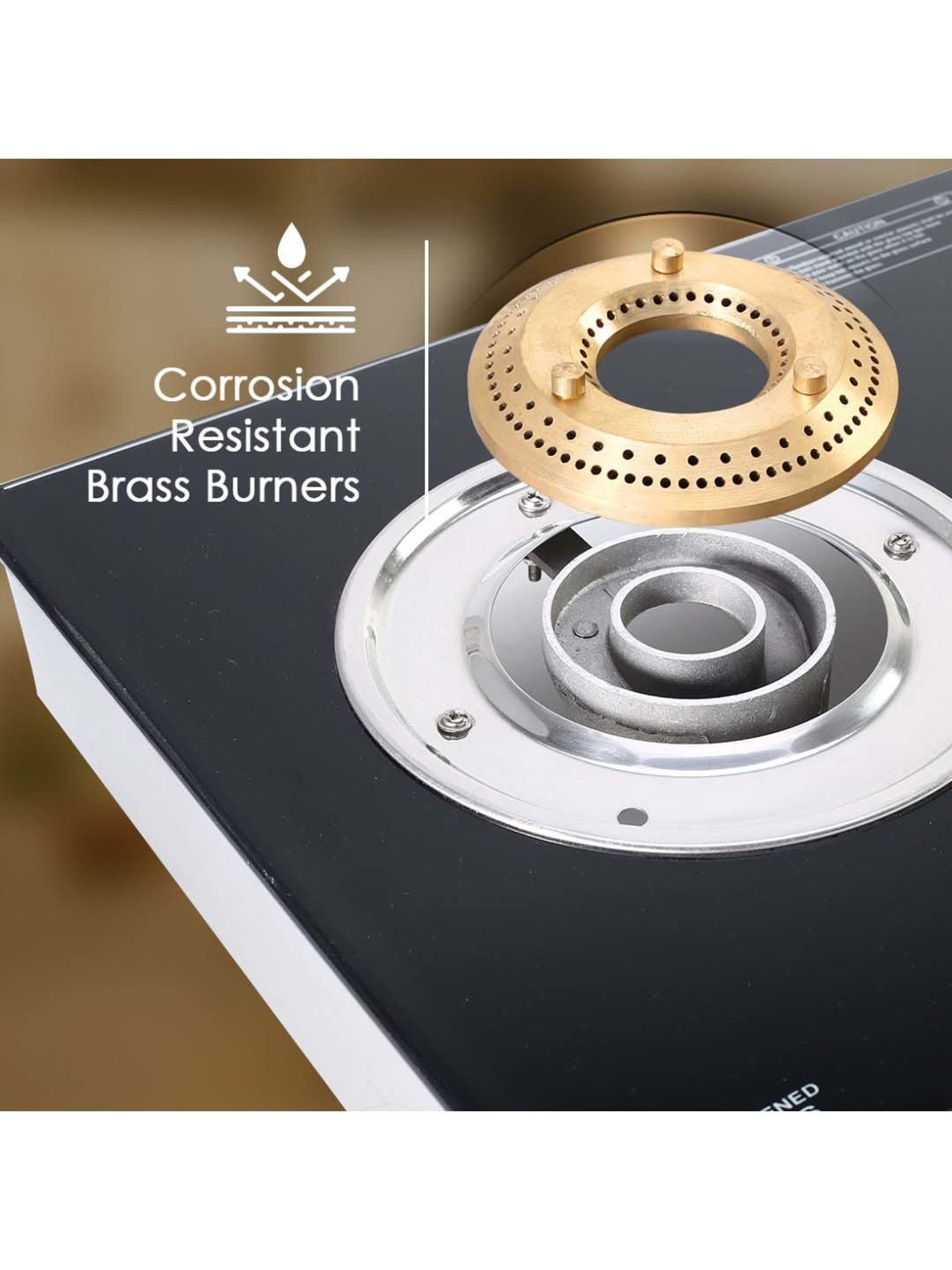 JUDGE Optima Plus Black Glass Induction 1600W Cooktop