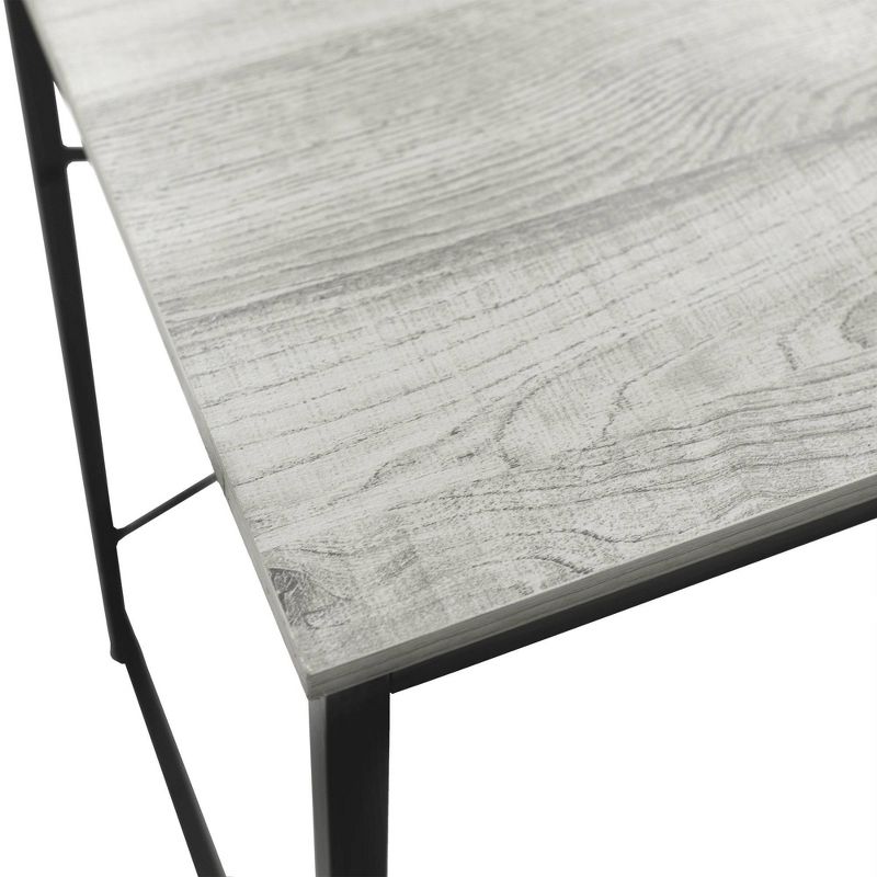 Niche Soho Desk with Bookcase Weathered Gray - Niche