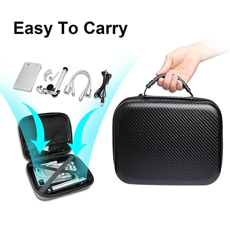 Aluminum Alloy Stand for USB Digital Microscope Camera,  Universal Adjustable Microscope Metal Stand Base Support Holder Bracket for Max 1.4 Inch in Diameter LCD Screen Microscope Endoscope