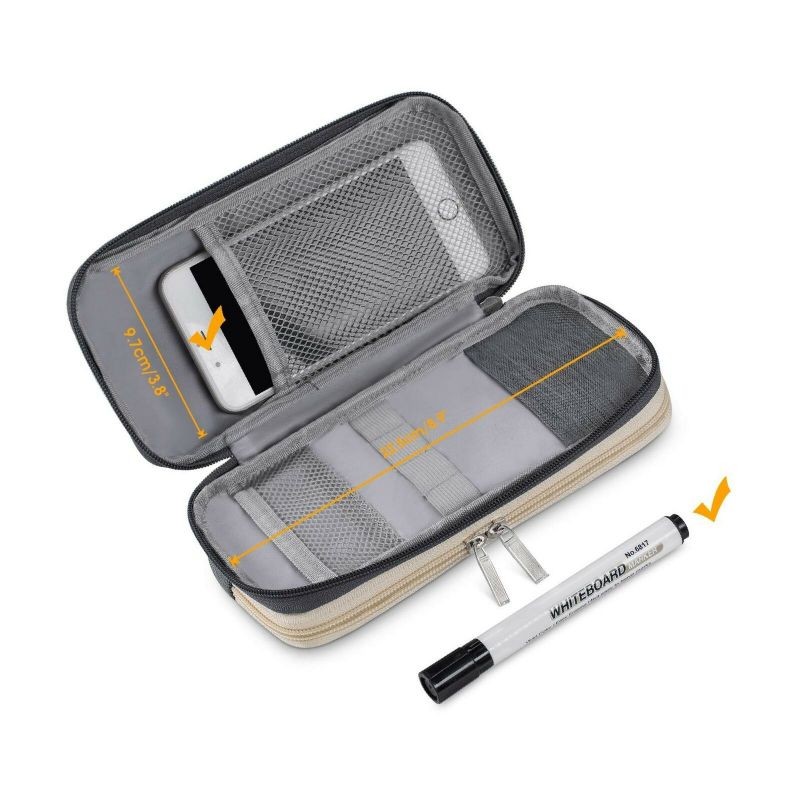 Puroma Pencil Case with 2 Compartments, Zipper Large Storage Pens Pouch Bag f...