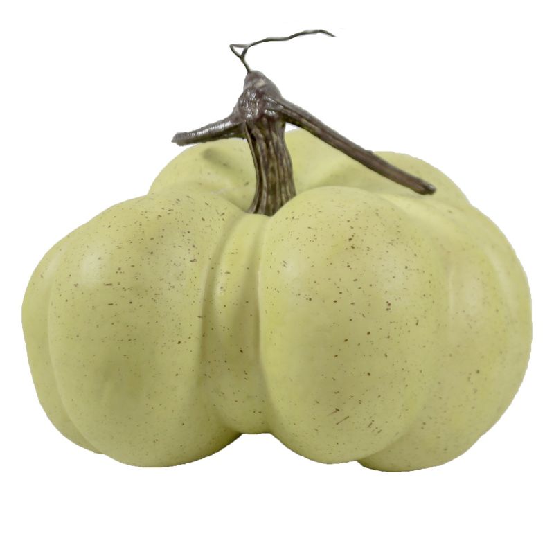 Home Decor 6.5" Yellowish Green Pumpkin Fall Thanksgiving  -  Decorative Figurines