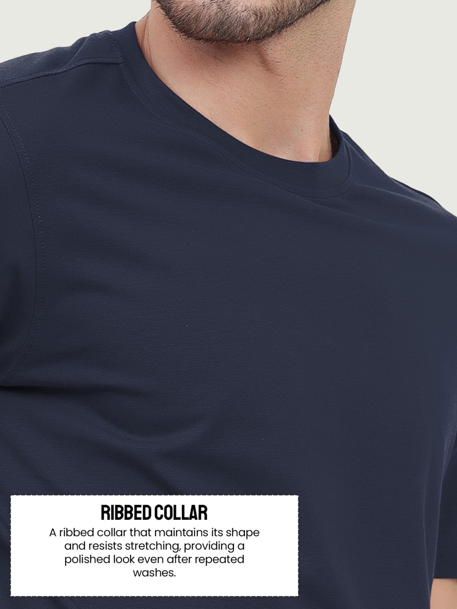 Freecultr Carbon Black & Galaxy Blue Cotton Regular Fit T-Shirt - Pack Of 2