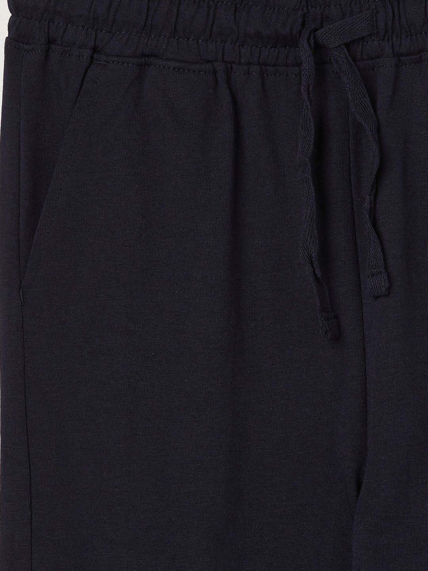 Fame Forever by Lifestyle Girls Navy Cotton Printed Track Pants