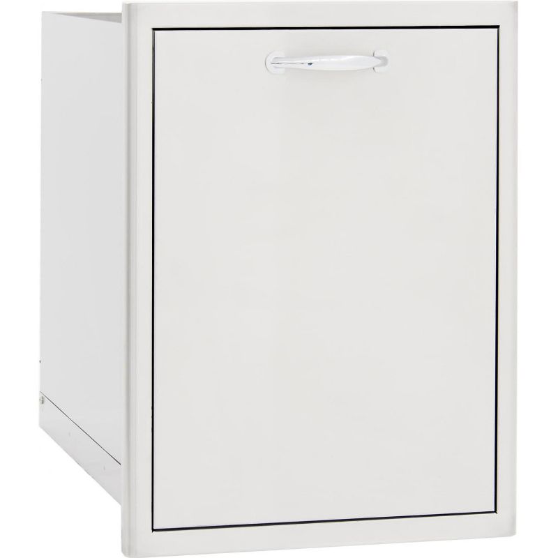 Blaze  20-Inch Roll-Out Stainless Steel Double Trash / Recycling Bin BLZ-TREC-DRW.